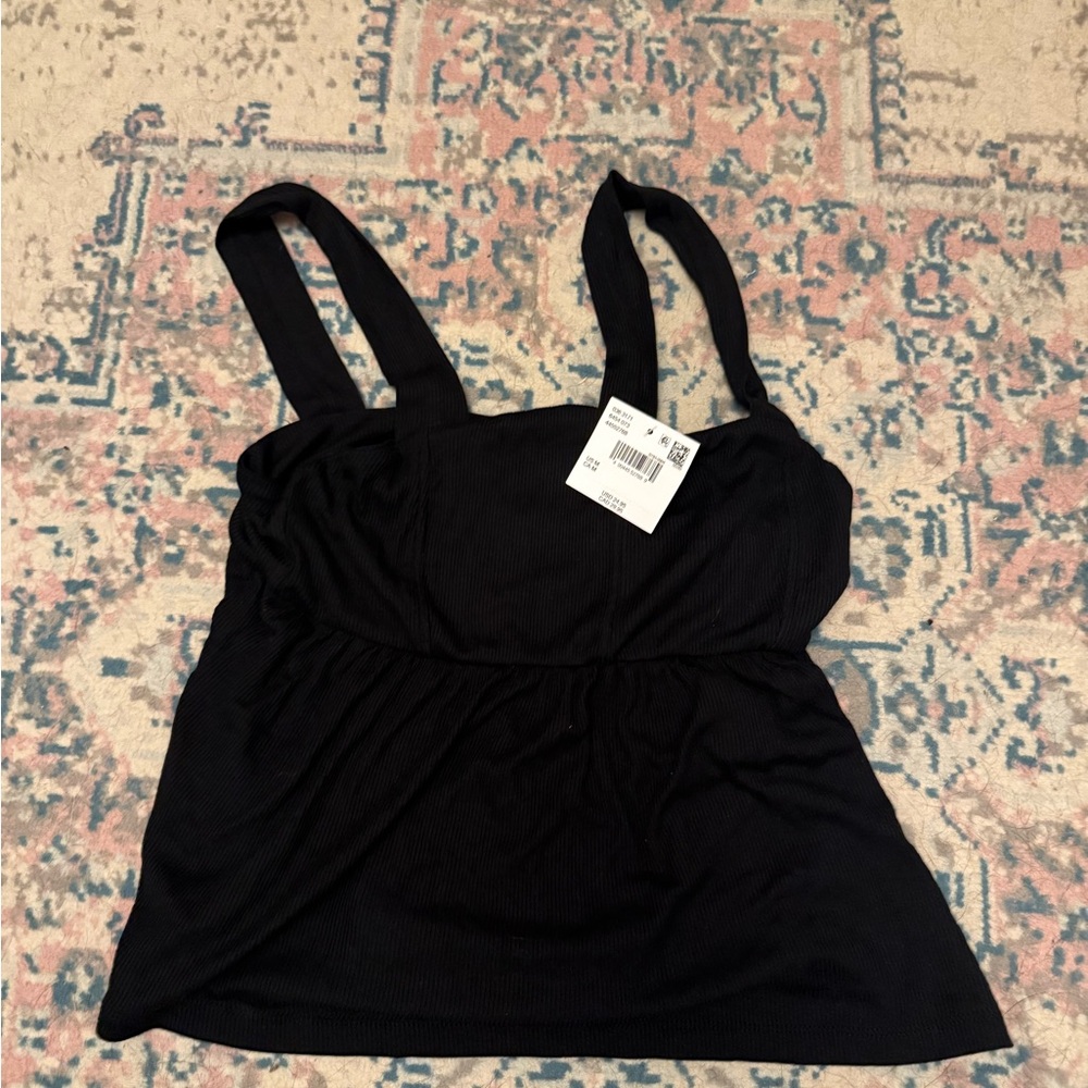 American Eagle Black Babydoll Style Tank- Women’s Medium